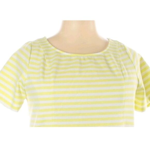 Lane Bryant Yellow Short Sleeve Top LIKE NEW - Picture 3 of 9